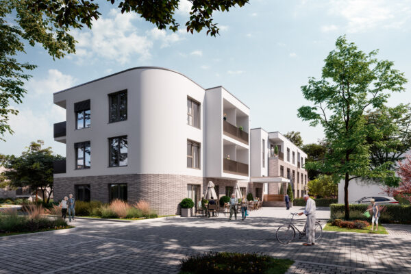 3D-Visualisierung einer Seniorenresidenz - Generationenpark Lette